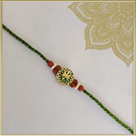 Trishul & Rudraksha Rakhi