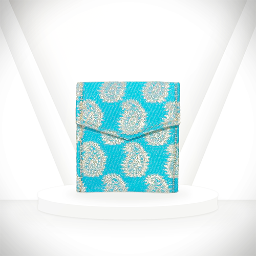 Blue Paisley Wallet